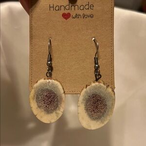 Handmade Antler Earrings